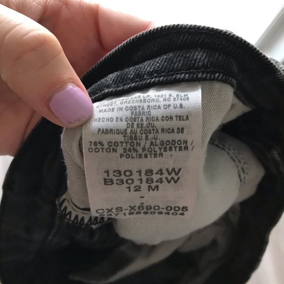 Vintage Riders Black Distressed Mom Jean Shorts - Picture 2 of 5